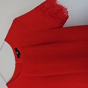 Red dress h&m XS